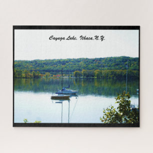 CAYUGA LAKE IN AUTUMEN   PUZZLE