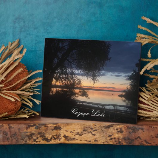 CAYUGA LAKE IN AUTUMN FOTOPLATTE (Seite)