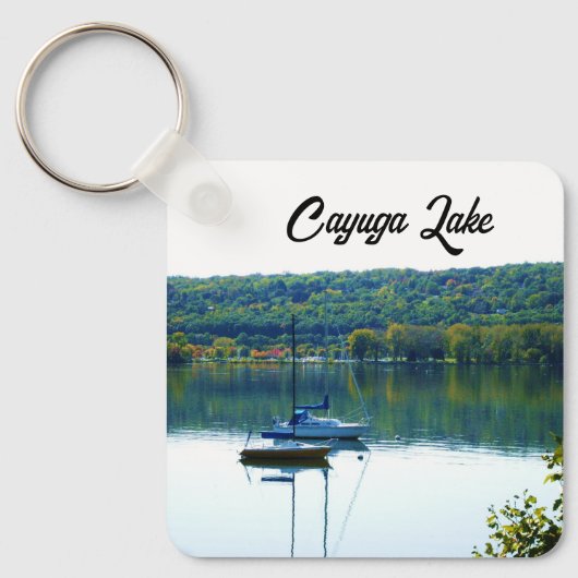 CAYUGA LAKE IN AUTUMN SCHLÜSSELANHÄNGER (Vorderseite)