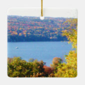 CAYUGA LAKE, ITHACA, N.Y. KERAMIKORNAMENT (Rückseite)