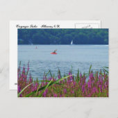 CAYUGA LAKE, ITHACA, N.Y. Postkarte (Vorne/Hinten)