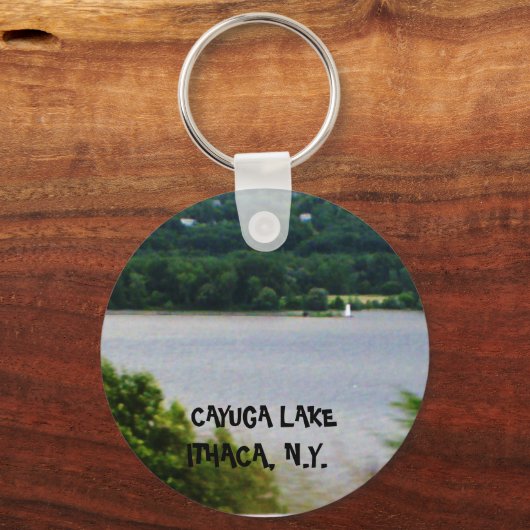 CAYUGA LAKE, ITHACA, N.Y. Schlüsselanhänger (Vorderseite)