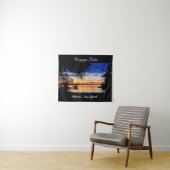 CAYUGA LAKE LEINWAND WANDTEPPICH (Beispiel (Horizontal))