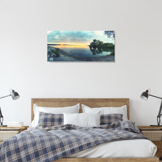 CAYUGA LAKE LEINWANDDRUCK (Insitu (Schlafzimmer))