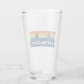 Cayuga Lake New York Canoe Glas (Rückseite)