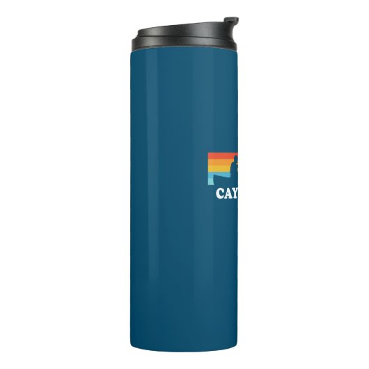 Cayuga Lake New York Canoe Thermosbecher (Nach links gedreht)