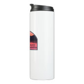 Cayuga Lake New York Red Sunrise Thermosbecher (Nach rechts gedreht)