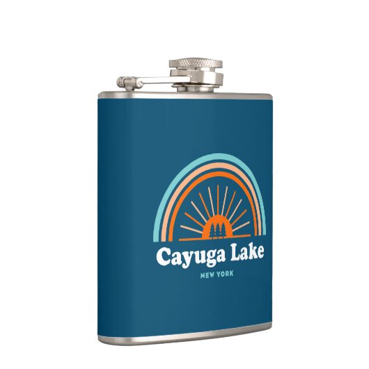 Cayuga Lake Rainbow Flachmann (Rechts)