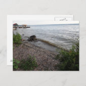Cayuga Lake Rocky Beach Postkarte (Vorne/Hinten)