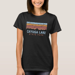 Cayuga Lake Staat Park New York Retro Cool T-Shirt