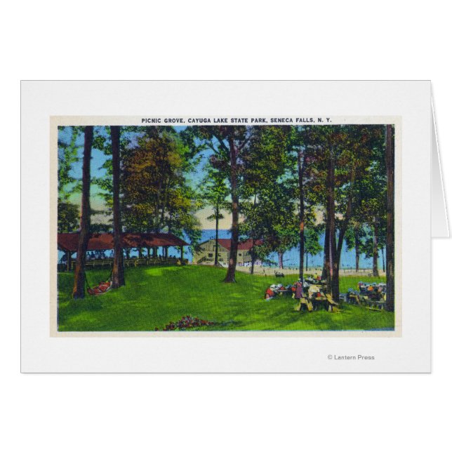 Cayuga Lake Staat Park Scene (Vorderseite (Horizontal))