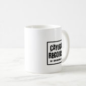 Cayuga-Plattenen-Tasse Kaffeetasse (VorderseiteRechts)