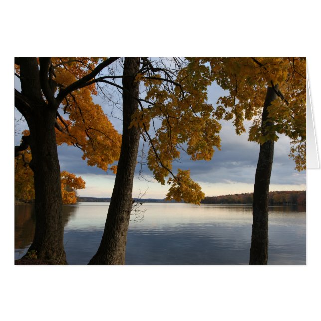 "Cazenovia Lake Herbst" (Vorderseite (Horizontal))