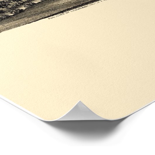 Cazenovia, NY Panorama Karte - 1890 Poster (Ecke)