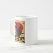 CaZilla Biplane Cat Kaffeetasse (Vorderseite Links)
