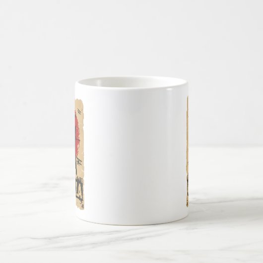 CaZilla Biplane Cat Kaffeetasse (Mittel)