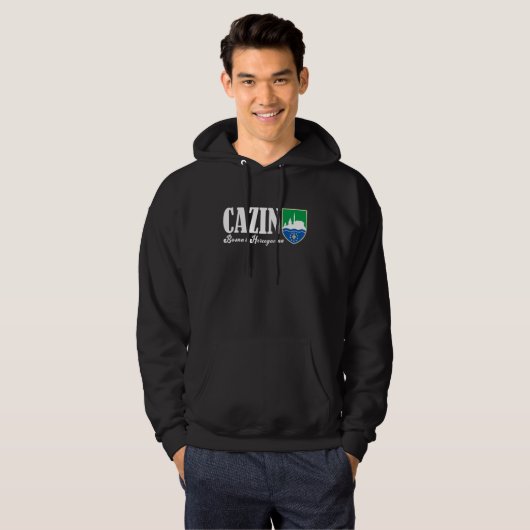 Cazin Bosnia Herzegovina Sarajevo Balkan Bosnians Hoodie (Vorne ganz)