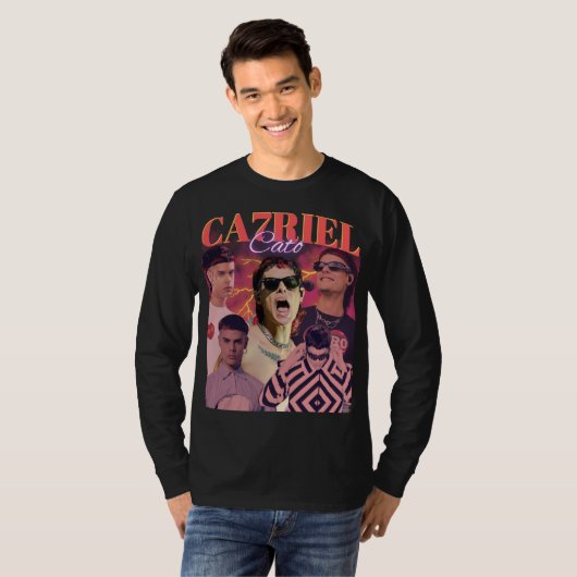 CAZRIEL Retro Bootleg Collage Shirt | Vintage (Vorne ganz)