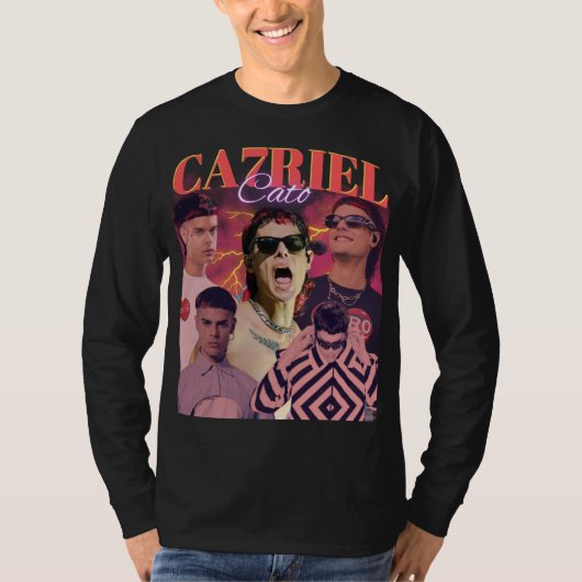 CAZRIEL Retro Bootleg Collage Shirt | Vintage (Vorderseite)
