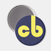CB-Button Magnet (Vorderseite/Rückseite)