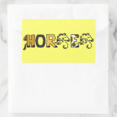 CB- Fun Horn Cartoon Buchstaben Stickers (Tasche)