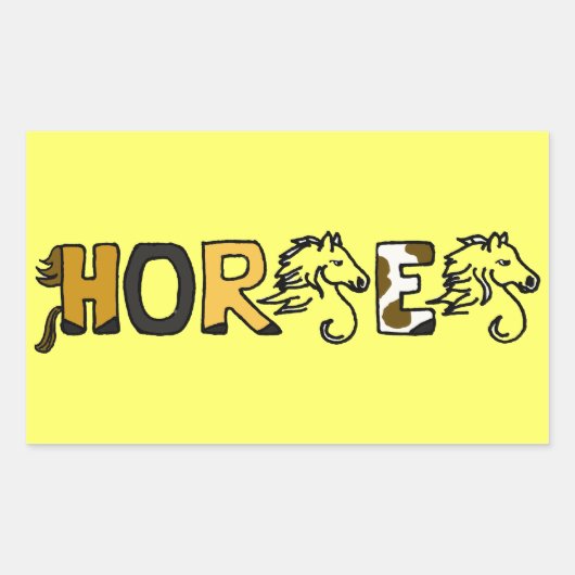 CB- Fun Horn Cartoon Buchstaben Stickers (Vorderseite)