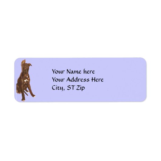 CB- Great Dane Address Labels (Vorne)