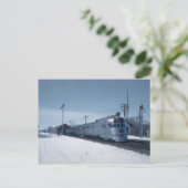 CB&Q "Pioneer Zephyr" Postkarte (Stehend Vorderseite)