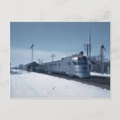 CB&Q "Pioneer Zephyr" Postkarte (Vorderseite)