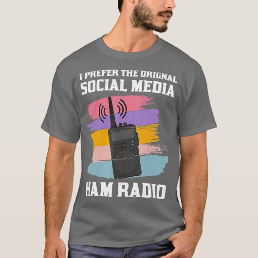 CB Radio Gift Prefer Original Social Media My T-Shirt (Vorderseite)