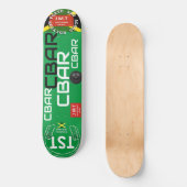 CBAR FORTH & ADAMS EDITION 8 1/4" Skateboard Deck (Vorderseite)