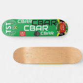 CBAR FORTH & ADAMS EDITION 8 1/4" Skateboard Deck (Horizontal)