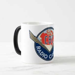CBC 1940er-Logo - Morphing-Tasse Verwandlungstasse