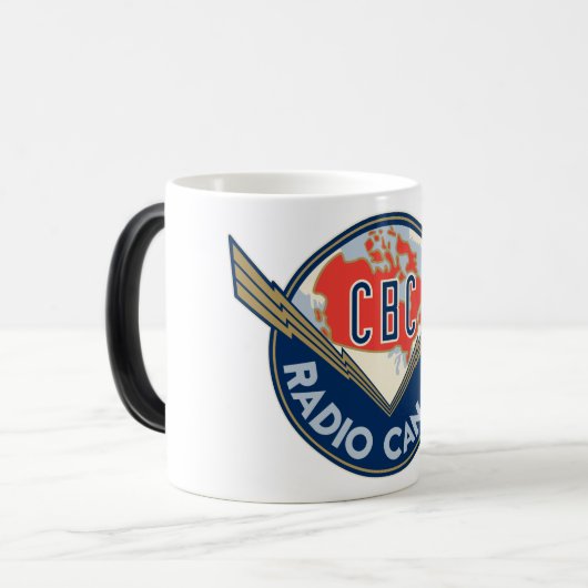 CBC 1940er-Logo - Morphing-Tasse Verwandlungstasse (Vorderseite Links)