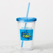 CBC 1958 Logo Acrylic Tumbler Acryltrinkbecher (Rückseite)