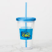 CBC 1958 Logo Acrylic Tumbler Acryltrinkbecher (Vorderseite)