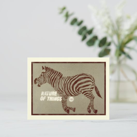 CBC 1966 - The Nature of Things Promo Postkarte (Stehend Vorderseite)