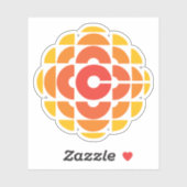 CBC 1974 Logo-Aufkleber Aufkleber (Blatt)