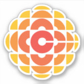 CBC 1974 Logo-Aufkleber Aufkleber (Vorderseite)