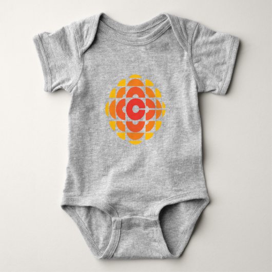 CBC 1974 Logo Baby Bodysuit Baby Strampler (Vorderseite)