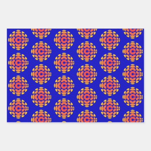 CBC 1974 Logo Geschenkpapier Set (Vorderseite)