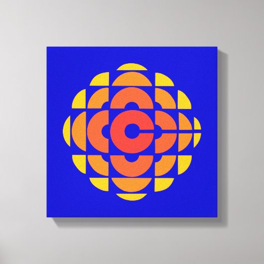 CBC 1974 Logo Leinwanddruck (Vorderseite)