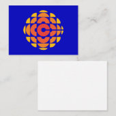 CBC 1974 Logo Mitteilungskarte (Vorne/Hinten)