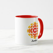 CBC 1974 Logo - Ringer-Tasse mit Individuelle Name Tasse (VorderseiteRechts)