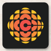 CBC 1974 Logo-Untersetzer (Set 6) Getränkeuntersetzer (Vorderseite)