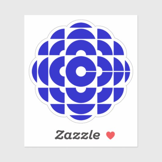 CBC 1986 Logo-Aufkleber Aufkleber (Blatt)