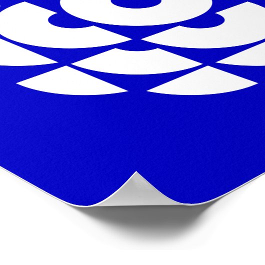 CBC 1986 Logo Blue Poster (Ecke)