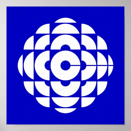 CBC 1986 Logo Blue Poster (Vorne)