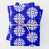 CBC 1986 Logo Blue Poster Geschenkpapier Set (Beispiel)