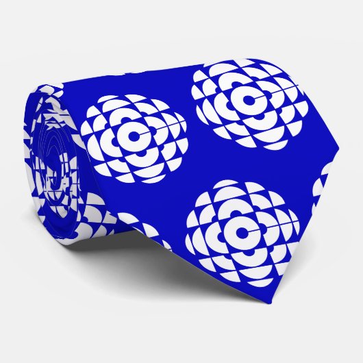 CBC 1986 Logo Blue Poster Krawatte (Gerollt)